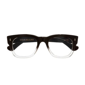 
                
                    Load image into Gallery viewer, 0772V2 OPTICAL SQUARE GLASSES BLACK TO CLEAR FADE
                
            